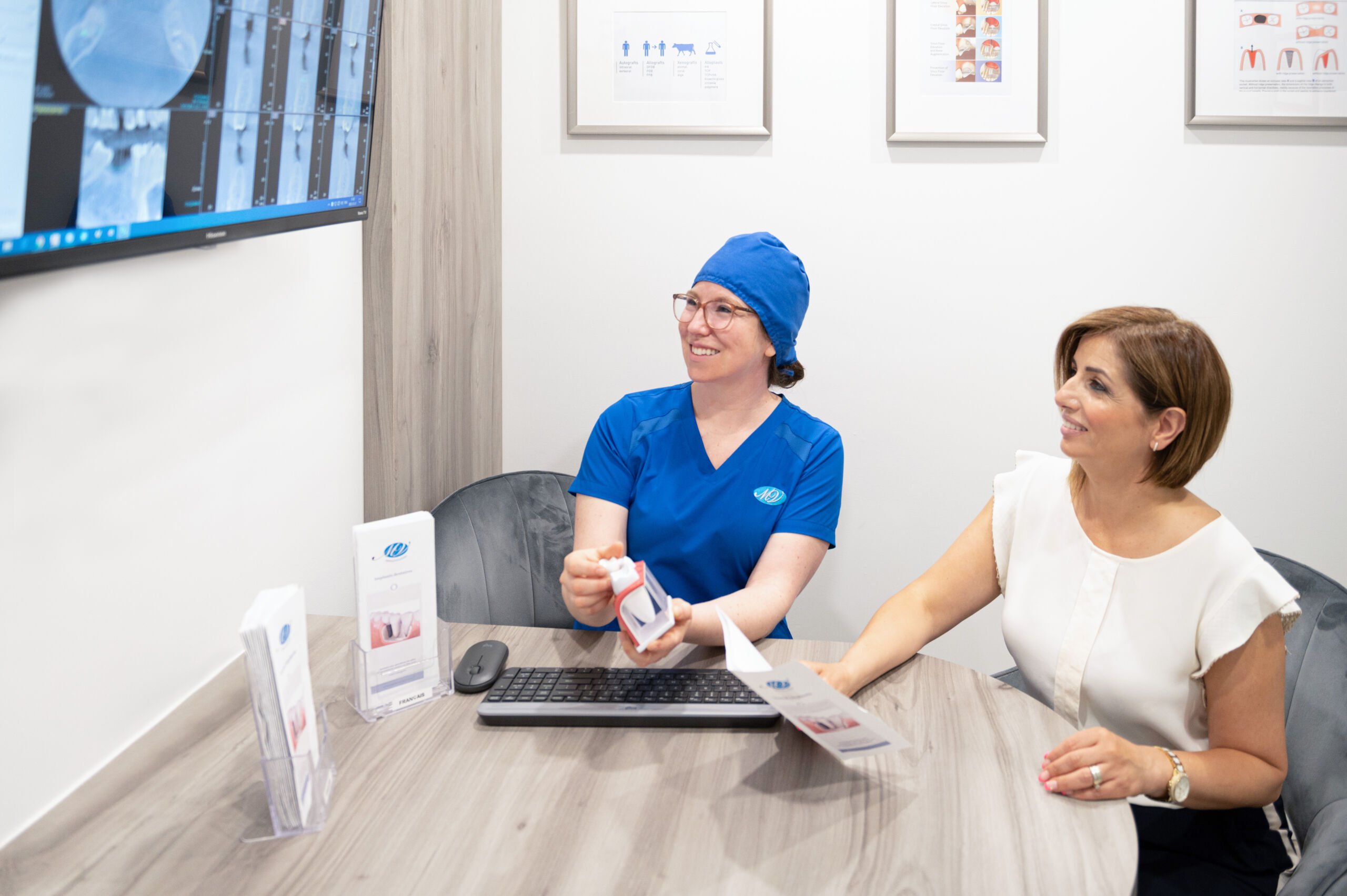 image of dental consultation
